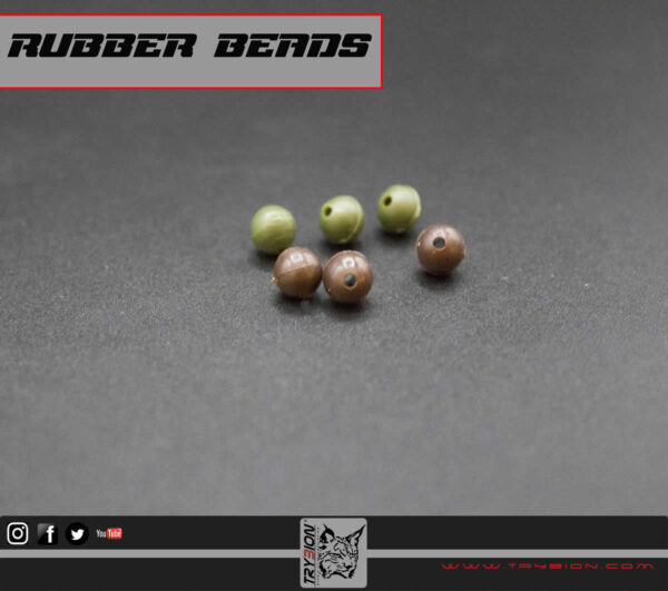 PERLA SILICONA TRYBION RUBBER BEADS