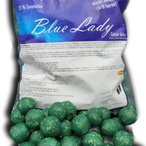 BOILIE DE CEBADO SOLUBLE BLUE LADY KIMO BAITS