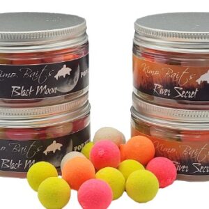 POP UP 15 MM BLACK MOON KIMO BAITS