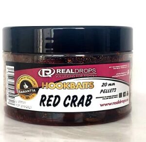 REAL DROPS PELLETS HOOKBAIT RED CRAB 20mm